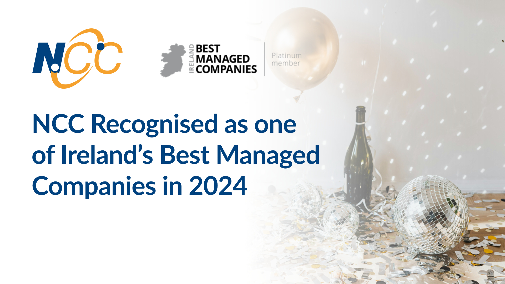 NCC Recognised as one of Ireland’s Best Managed Companies in 2024